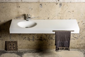 Lavabos suspendidos de Solid Surface