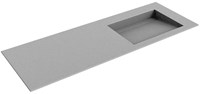 AVON Plata Lavabo incasso solid surface 131cm. Posizione lavabo Destra.