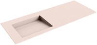 AVON Rosee Inset / Built-in Basin solid surface 120cm. Position basin Left.