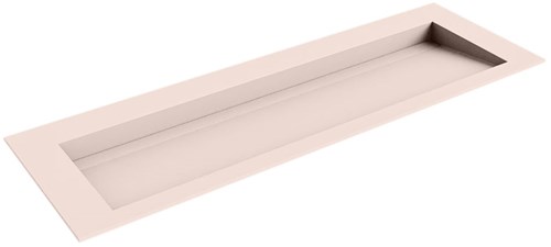 AVON Rosee Lavabo encastrado de solid surface 141cm. Posición del fregadero Centro.