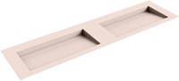 AVON Rosee Lavabo incasso solid surface 181cm. Posizione lavabo Doppio.