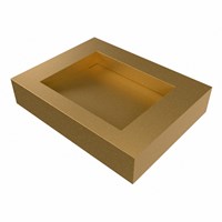 AVON Oro vrijhangende wastafel 61cm. Positie wasbak Midden rand 12cm. -3