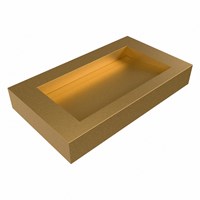 AVON Oro Wall-Hung Basin solid surface 81cm. Position basin Center rim 12cm.