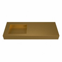 AVON Oro Wall-Hung Basin solid surface 120cm. Position basin Left rim 12cm.-2