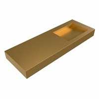 AVON Oro Lavabo mural solid surface 130cm. Position lavabo Droite rebord 12cm.