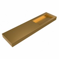 AVON Oro Wall-Hung Basin solid surface 181cm. Position basin Right rim 12cm.