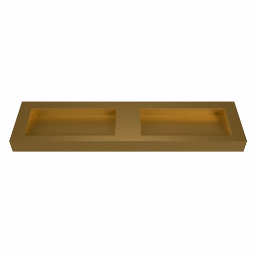 AVON Oro Lavabo mural solid surface 181cm. Position lavabo Double rebord 12cm.-2