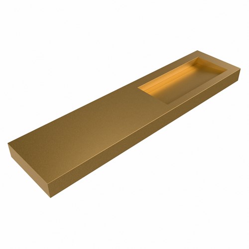 AVON Oro Wall-Hung Basin solid surface 190cm. Position basin Right rim 12cm.