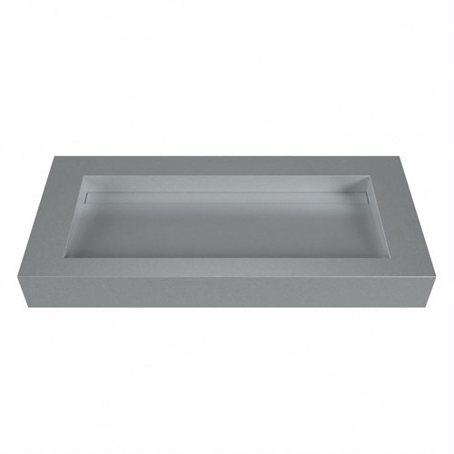AVON Plata vrijhangende wastafel 101cm. Positie wasbak Midden rand 12cm. -2