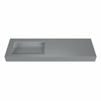 AVON Plata vrijhangende wastafel 151cm. Positie wasbak Links rand 12cm. -2