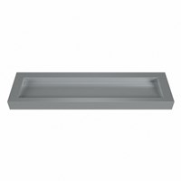 AVON Plata vrijhangende wastafel 171cm. Positie wasbak Midden rand 12cm. -2