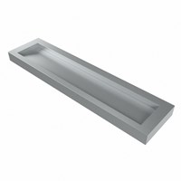 AVON Plata Wall-Hung Basin solid surface 191cm. Position basin Center rim 12cm.-3