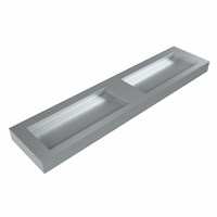 AVON Plata Wall-Hung Basin solid surface 200cm. Position basin Double rim 12cm.