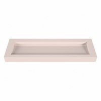 AVON Rosee vrijhangende wastafel 150cm. Positie wasbak Midden rand 12cm. -2