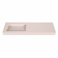AVON Rosee Wall-Hung Basin solid surface 161cm. Position basin Left rim 12cm.-2