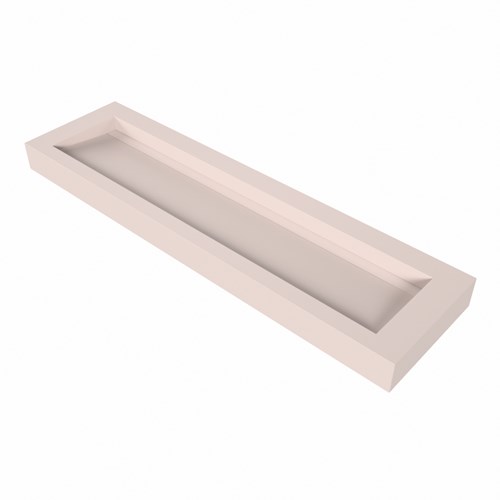 AVON Rosee Lavabo mural solid surface 170cm. Position lavabo Centrée rebord 12cm.-3