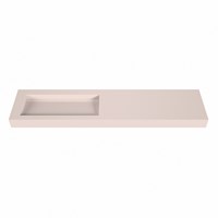 AVON Rosee Wall-Hung Basin solid surface 200cm. Position basin Left rim 12cm.-2