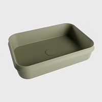 ARVO Lavabo d'appoggio solid surface 55cm colore Army / Army.-2