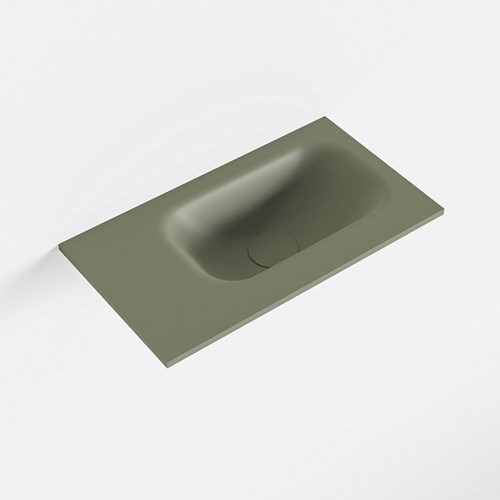 EDEN Army einbauwaschbecken solid surface (mineralwerkstoff) 40cm. Waschbeckenposition Rechts.