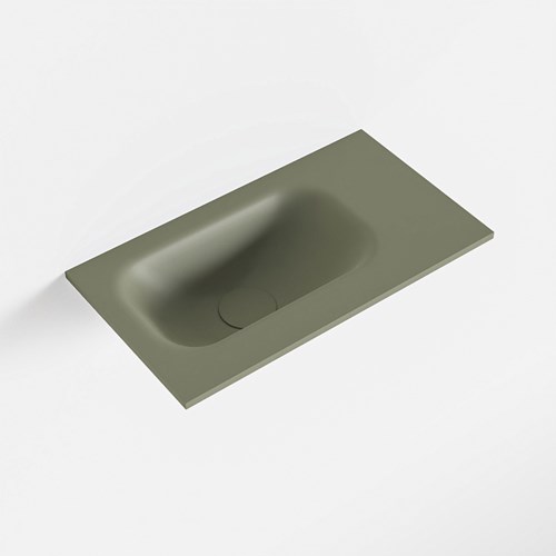 EDEN Army Lavabo encastrado solid surface 41cm. Posición del fregadero Izquierda.