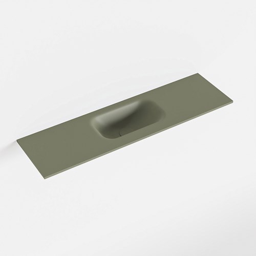 EDEN Army einbauwaschbecken solid surface (mineralwerkstoff) 81cm. Waschbeckenposition Mittig.