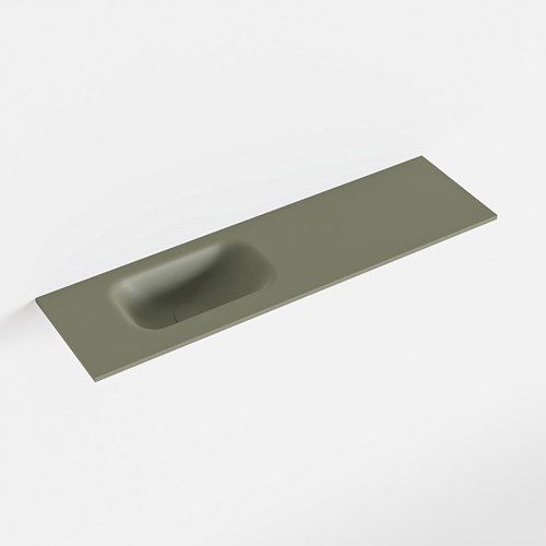EDEN Army Lavabo encastrado solid surface 81cm. Posición del fregadero Izquierda.