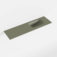 EDEN Army Lavabo encastré solid surface 80cm. Position lavabo Droite.