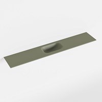 EDEN Army einbauwaschbecken solid surface (mineralwerkstoff) 120cm. Waschbeckenposition Mittig.
