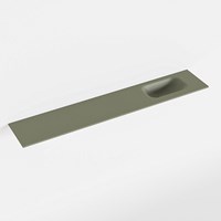 EDEN Army einbauwaschbecken solid surface (mineralwerkstoff) 121cm. Waschbeckenposition Rechts.