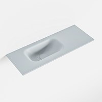 EDEN Clay Lavabo incasso solid surface 60cm. Posizione lavabo Sinistra.