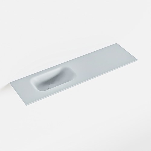 EDEN Clay Lavabo incasso solid surface 81cm. Posizione lavabo Sinistra.