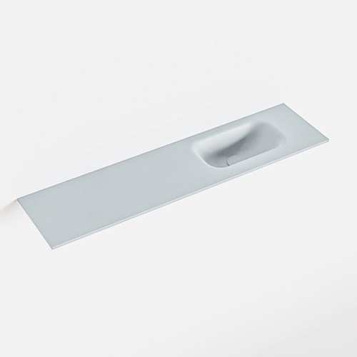 EDEN Clay Lavabo encastré solid surface 90cm. Position lavabo Droite.