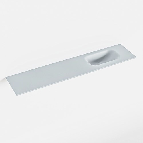 EDEN Clay Lavabo encastré solid surface 101cm. Position lavabo Droite.