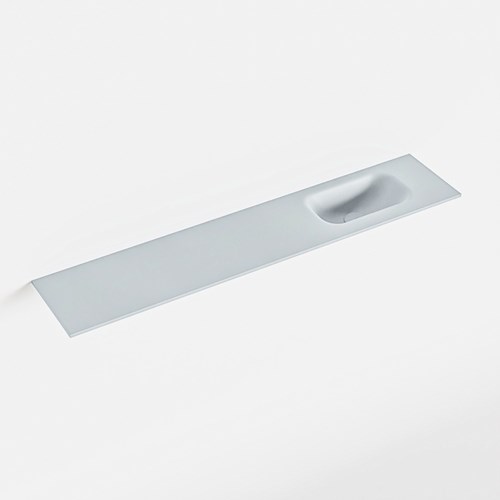 EDEN Clay Lavabo encastrado solid surface 110cm. Posición del fregadero Derecho.