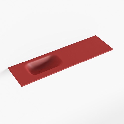 EDEN Fire einbauwaschbecken solid surface (mineralwerkstoff) 80cm. Waschbeckenposition Links.