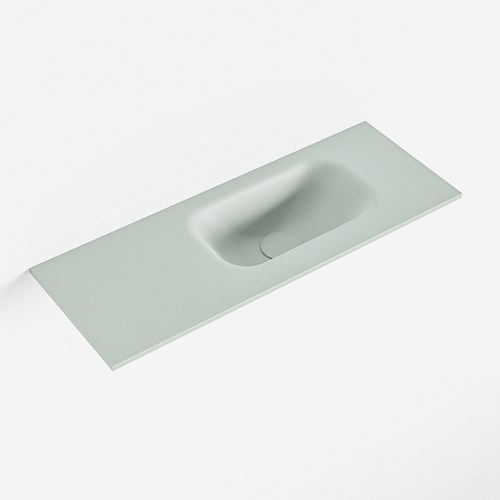 EDEN Greey Inset / Built-in Basin solid surface 61cm. Position basin Right.