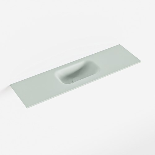 EDEN Greey Lavabo encastrado solid surface 81cm. Posición del fregadero Centro.