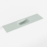 EDEN Greey einbauwaschbecken solid surface (mineralwerkstoff) 90cm. Waschbeckenposition Mittig.