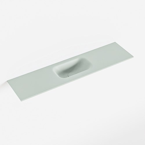 EDEN Greey Lavabo encastrado solid surface 90cm. Posición del fregadero Centro.