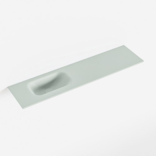 EDEN Greey Lavabo encastrado solid surface 90cm. Posición del fregadero Izquierda.