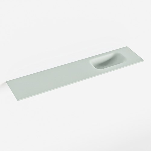 EDEN Greey Lavabo incasso solid surface 100cm. Posizione lavabo Destra.