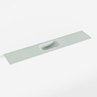 EDEN Greey einbauwaschbecken solid surface (mineralwerkstoff) 121cm. Waschbeckenposition Mittig.
