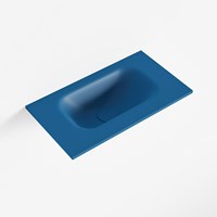 EDEN Jeans Lavabo encastré solid surface 40cm. Position lavabo Centrée.