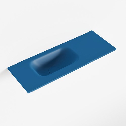 EDEN Jeans Lavabo encastrado solid surface 60cm. Posición del fregadero Izquierda.