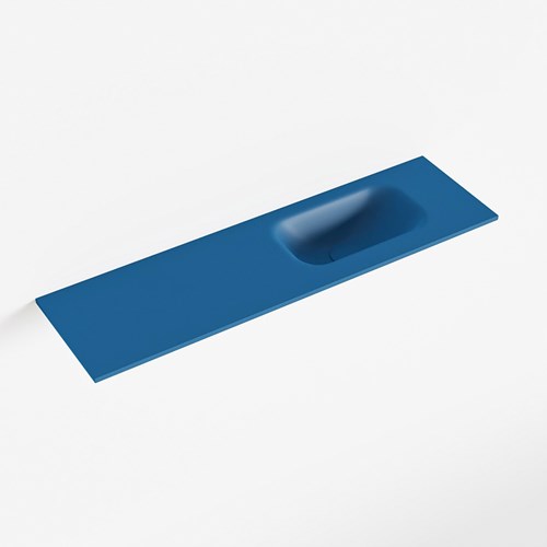 EDEN Jeans solid surface inleg wastafel voor badmeubel 81cm. Positie wasbak rechts
