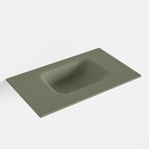 LEX Army Lavabo encastrado solid surface 50cm. Posición del fregadero Derecho.