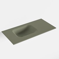 LEX Army Lavabo encastrado solid surface 61cm. Posición del fregadero Izquierda.