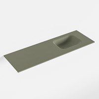 LEX Army solid surface inleg wastafel voor toiletmeubel 90cm. Positie wasbak rechts