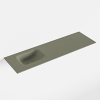 LEX Army solid surface inleg wastafel voor badmeubel 101cm. Positie wasbak links