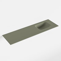 LEX Army Lavabo encastrado solid surface 100cm. Posición del fregadero Derecho.